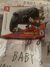 Nintendo Switch Pro Controller with Super Mario Odyssey Full Game Download  Code 