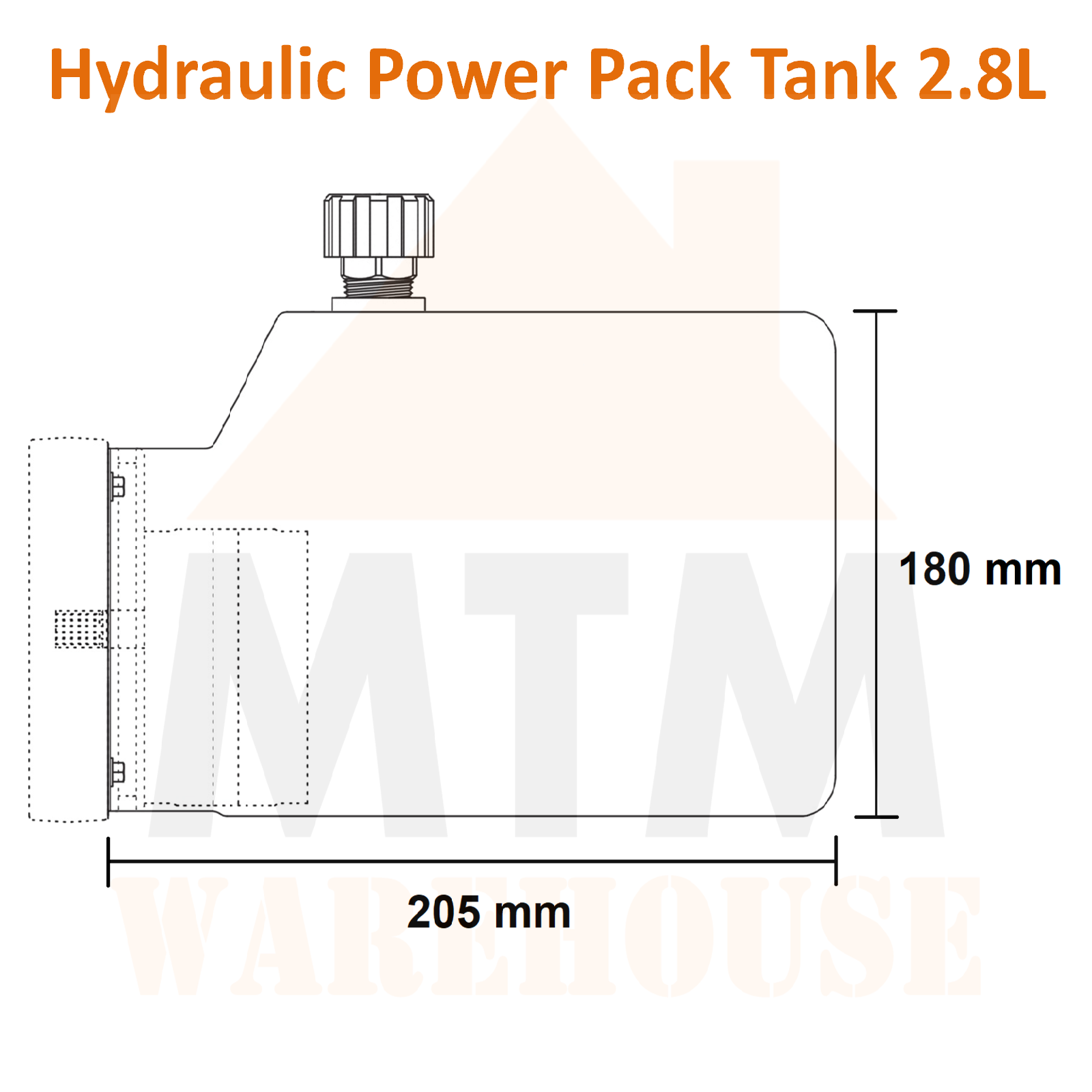 Hydraulic Power Pack Tank (2.8L, 3.6L & 4.4L) Capacity eBay