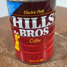 Vintage Hills BROS Coffee tin Can General Store Display