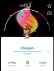 Shiny Chespin ( Mega Ascension Background✨️ ) Pokémon Trade✨️ GO