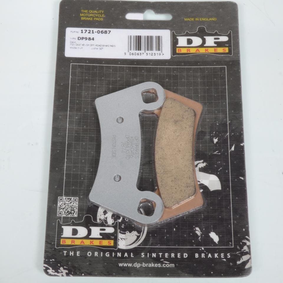Plaquette de frein DP Brakes Polaris 1000 General 4 EPS 2017 2018 2019