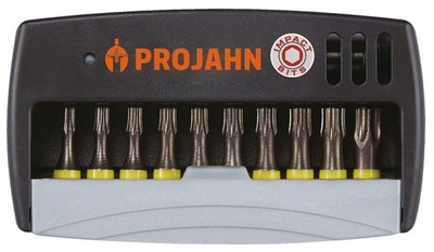 1/4'' Bit Box Impact Bits 11tlg TX 10 - 2x15 - 2x20 - 2x25 - 27 - 30 - 40