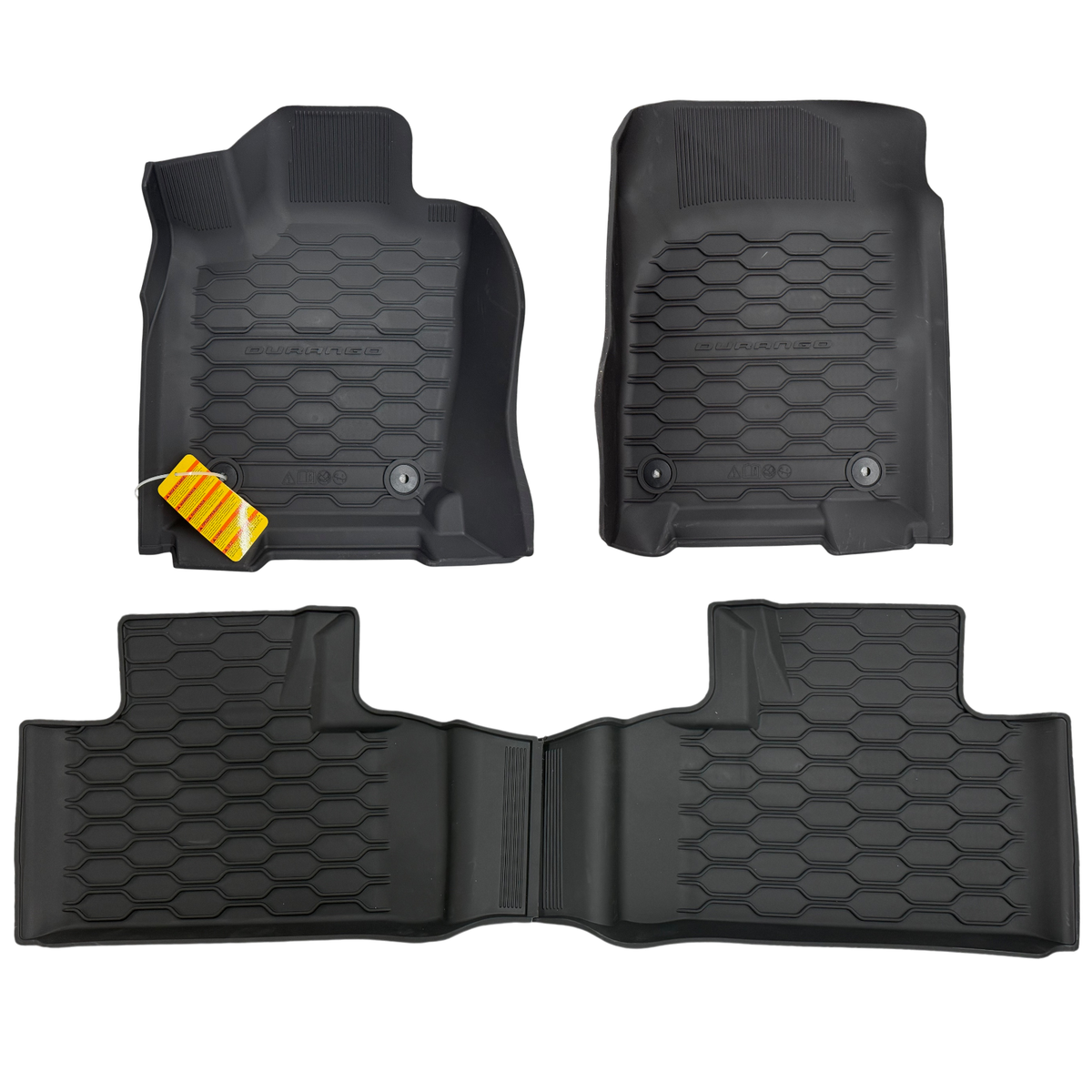 All Weather Floor Mats w/2nd Row Captain's Chairs 18-25 DODGE