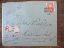 DR Reco Brief EF #419- Einschreiben Essen - M&uuml;lheim/Ruhr, 26.2.1931