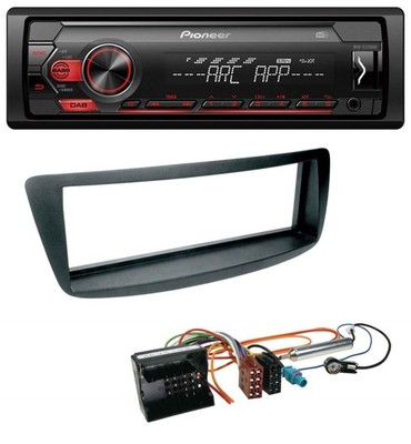 Pioneer DAB 1DIN MP3 AUX USB Car Stereo for Citroen C1 Peugeot 107 Toyota Aygo 05