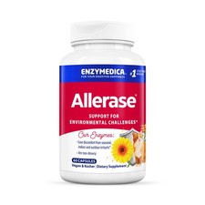 Enzymedica, Allerase, Non-Drowsy Enzyme Supplement to Help Relieve Seasonal M...