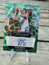 2024-25 Panini Mosaic Dyson Daniels Mosaic Scripts Green Ice Auto