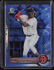 2022 Bowman Chrome Sapphire #BDC-104 Ceddanne Rafaela