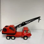 TONKA ORANGE PRESSED STEEL SWIVEL CRANE TOY TRUCK VINTAGE 70’s VGC!