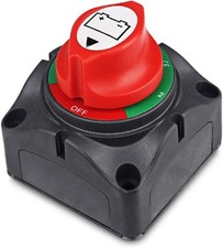 1-2-Both-Off Battery Switch 12V-60V Battery Disconnect Master Cut Shut Off for M