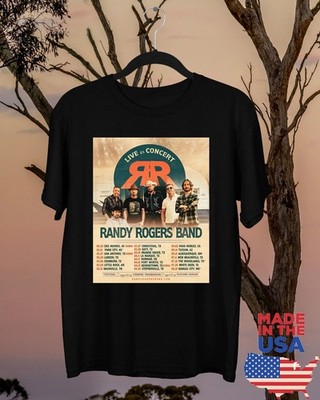 Randy Rogers Band Live In Concert Tour 2026 T Shirt Full Size S-5XL BT2343