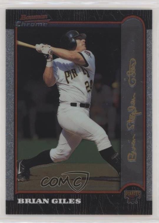 1999 Bowman Chrome Gold Foil Signature Brian Giles #237 7at