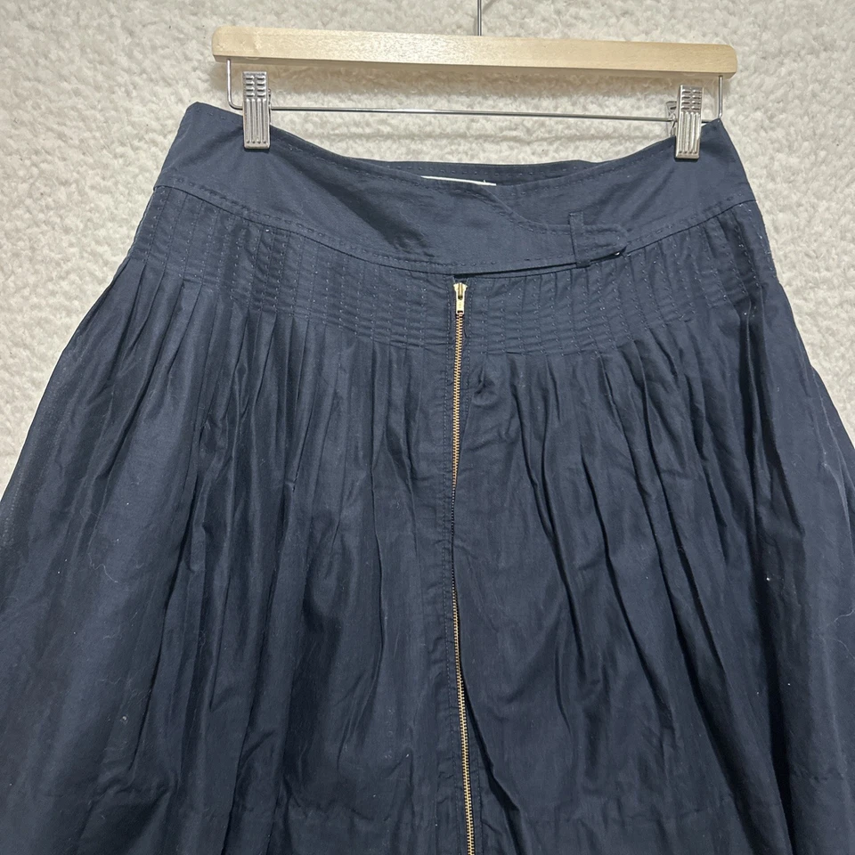 Falda Leifsdottir Plisada Preppy Azul Marino Forrada Cremallera Frontal Talla 8 Foto 4 de 4