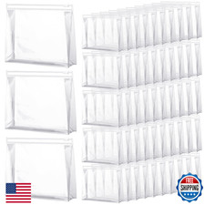 Xuniea 50 Pcs Mini Clear Makeup Bags Small Zipper Pouch Travel Cosmetic