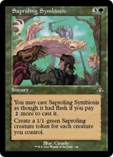 Saproling Symbiosis (Retro Frame) -Foil Near Mint MTG Dominaria Remastered