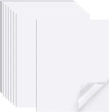 Printable Sticker Paper for Inkjet Printer 40 Sheets 8.5 x 11 Matte Sticker