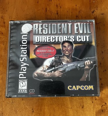 Resident Evil Director's Cut (PS1) - Black Label - Complete In Box w/ Reg card 