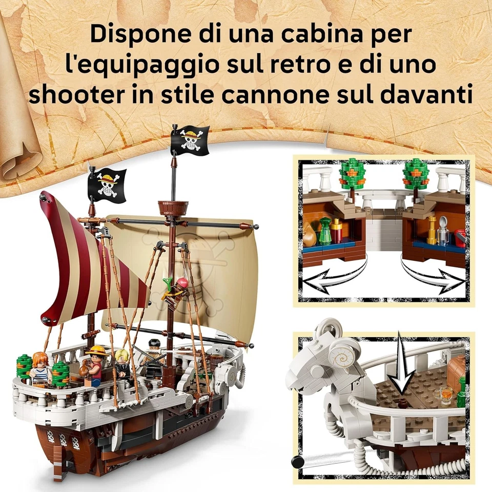 LEGO ONE PIECE 75639 LA NAVE PIRATA GOING MERRY - Immagine 4 di 4