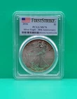 2016 $1 American Silver Eagle PCGS MS70 First Strike 30th Anniversary Toning