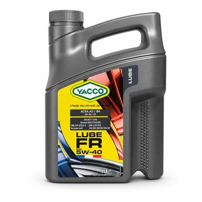 4L YACCO 5W40 FR Motoröl VW502.00 505.00 MB 229.3 PSA B71 2296 RN0700 0710 B025