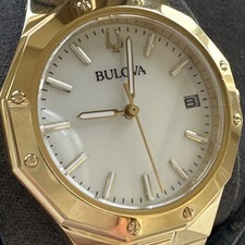 Bulova Prestige Quartz MOP Dial Ladies Watch 97M119