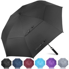 Golf Umbrella Windproof, Extra Large Oversized Heavy Duty Double Canopy for R...