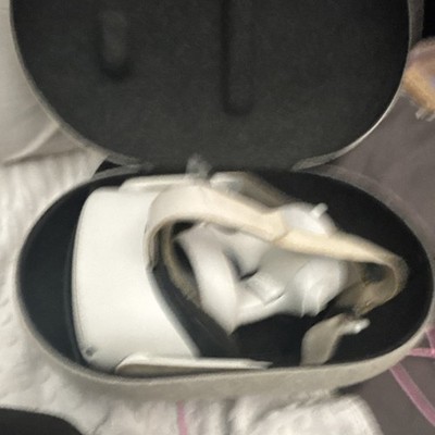 Meta Oculus Quest 2 Standalone VR Headset White with Controllers & Carrying Case