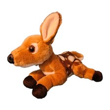 Aurora Miyoni Fawn Deer Plush 11  Realistic Woodland Stuffed Animal Soft Toy