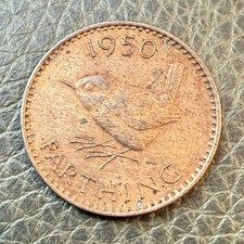 1950 Great Britain Farthing KM# 867