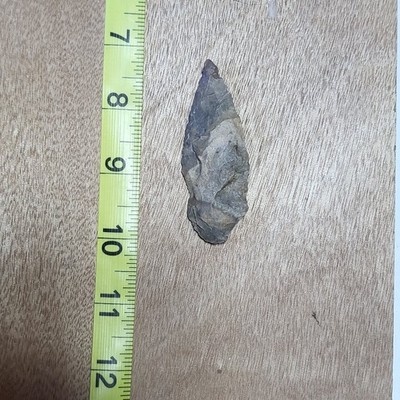 WELL USED AUTHENTIC TENNESSEE STEMMED KNIFE NICE ARTIFACT STONE ARROWHEAD TOOL