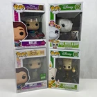 Beauty and the Beast Pop! Vinyls x4 Belle 1010 1021 Mrs Potts & Chip Lumiere