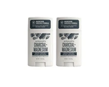 Schmidt’s Charcoal & Magnesium Deodorant 1.7oz 2 Pack Vegan Aluminum-Free
