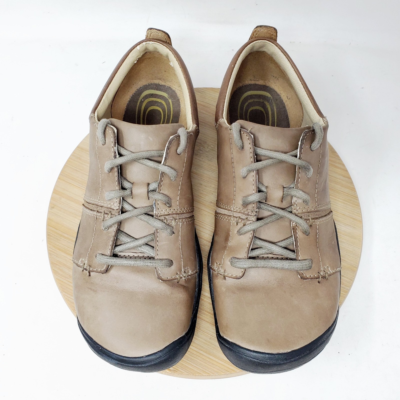 Scarpe KEEN Delancey donna 7 marroni pelle stringate basse casual comode sneaker