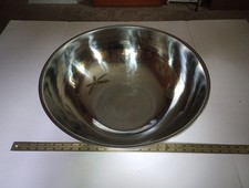 Vintage Vollrath 20 Quart Stainless Steel Mixing Bowl 47949 Commercial Kitchen