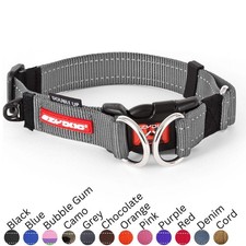 EzyDog Double Up Dog Collar – Dual D-Ring Design for Added Security All Colours