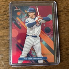 2025 Topps Finest - Common Pete Crow-Armstrong #47 Magenta Refractor /350