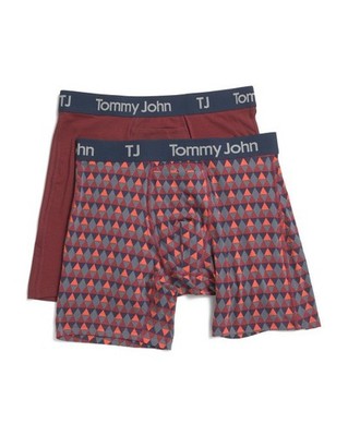 TOMMY JOHN 2pk Cotton Stretch Boxer Briefs 6in inseam new choose size