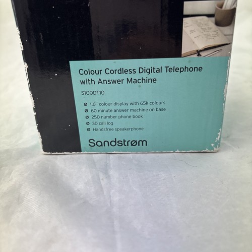 Sandstrom Colour Schnurloses Digitaltelefon mit Anrufbeantworter S100DT10 - Bild 7 von 7