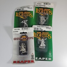 Reaper Minuatres Lot 4 Metal Miniatures Demons Devil Hellborn D D RPG Figures