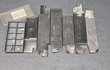 7 NUOVI INSERTI IN CARBURO ISCAR E 6 LAME PER SEPARAZIONE/SCANALATURA SANDVIK MACHINIST