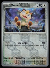 Meowth Reverse Holo Common SV: Shrouded Fable 048/064 NM