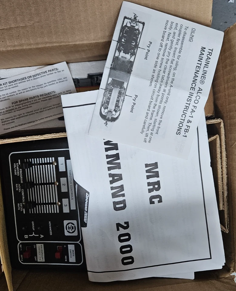 MRC Command 2000 with DCC Locomotive UP 1500A    Parts or repair       AFTB15 - Image 4 of 4