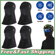 4PCS Winter Thermal Motorcycle Balaclava Windproof Ski Full Face Mask Hood Hat