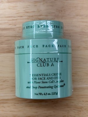 Signature Club A 5 Essentials Face and Eye Cream Duo Plant Stem Cell-4.5oz-NEW