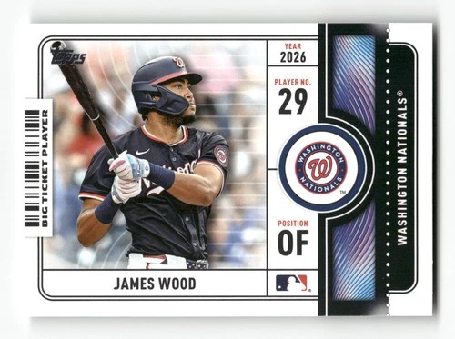 2026 Topps Series 1 James Wood Base (RAW)