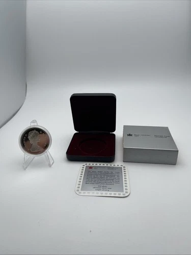 1986 CANADIAN TRANSCONTINENTAL RAILROAD/VANCOUVER CENTENNIAL SILVER DOLLAR COIN