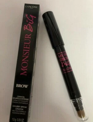 LANCÔME LANCOME Monsieur Big Chubby Eye Brow Crayon 03 Brown Full Size 1.5g New Unboxed