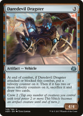 X4 Daredevil Dragster Aether Revolt LP/NM MTG Magic DNA GAMES