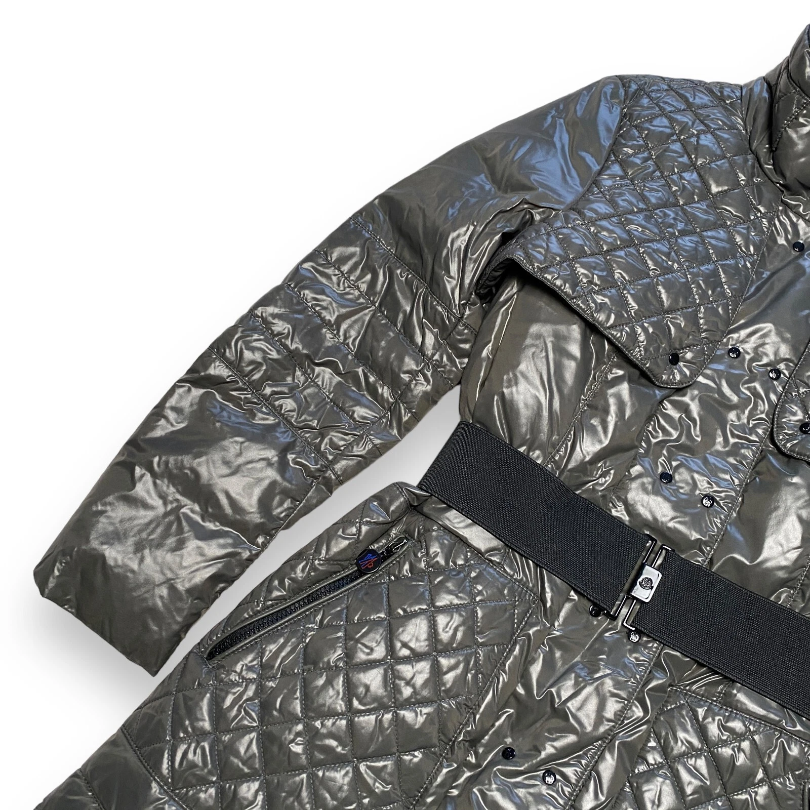 Cappotto trapuntato vintage Moncler CARSON donna verde taglia 1 S