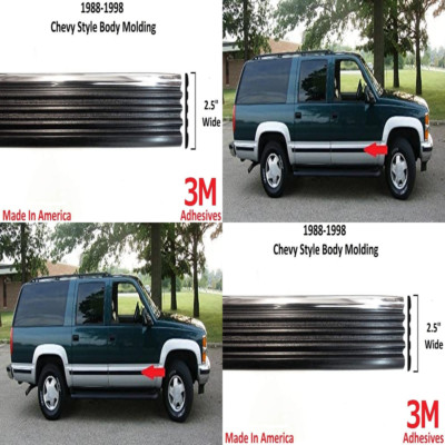 Side Body Trim Molding for Chevy Tahoe GMC Suburban Blazer 1988-1998 Truck 320'' 